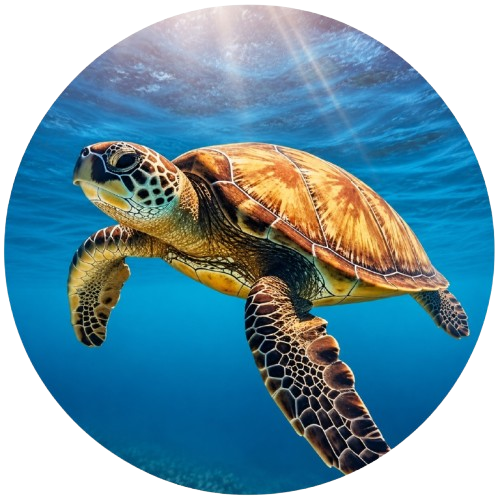 Logo Tortuga Fundación Roca & Coral
